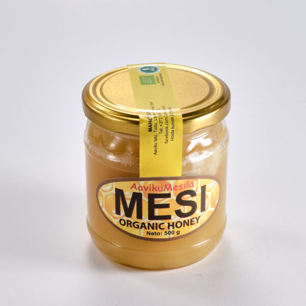 Virumaa metsade ja aasade mesil klaaspurgis 500g Aaviku Mesila